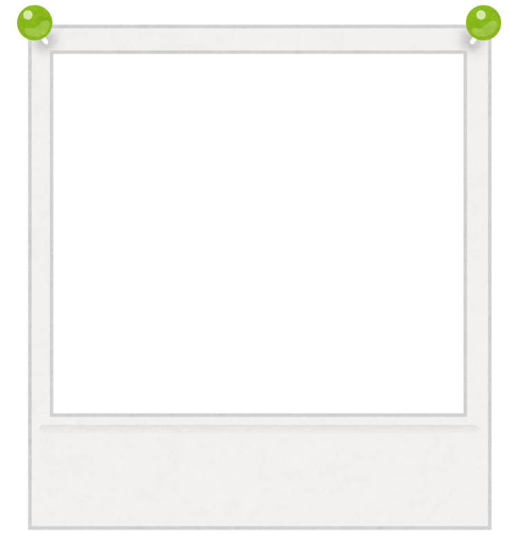 いろいろなポラロイド写真のフレーム素材 かわいいフリー素材集 いらすとや
