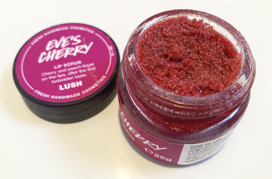 All Things Lush UK Eve's Cherry Lip Scrub