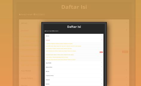 Cara Membuat Sitemap/Daftar Isi Berdasarkan Label Secara Otomatis
