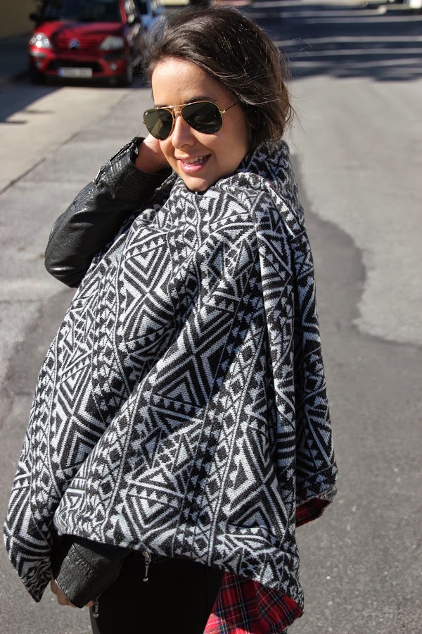 diy poncho reversible como hacer patrones gratis