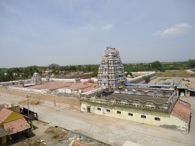 Aerial View Of Brahmapureeswarar Temple Aerial View Of Brahmapureeswarar Temple
