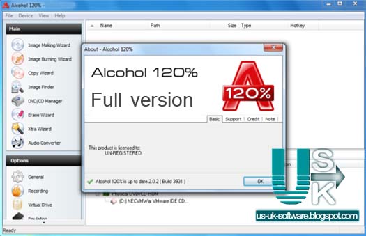 alcohol 120 software free download full version
