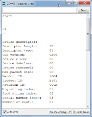 Arduino Terminal Window