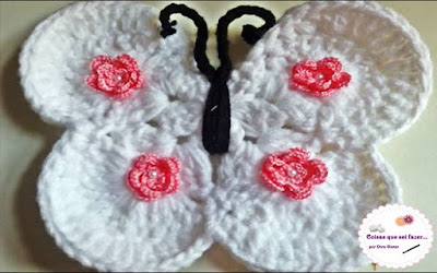 Borboleta para foto de Newborn feito em crochê Borboleta para foto de Newborn feito em crochê