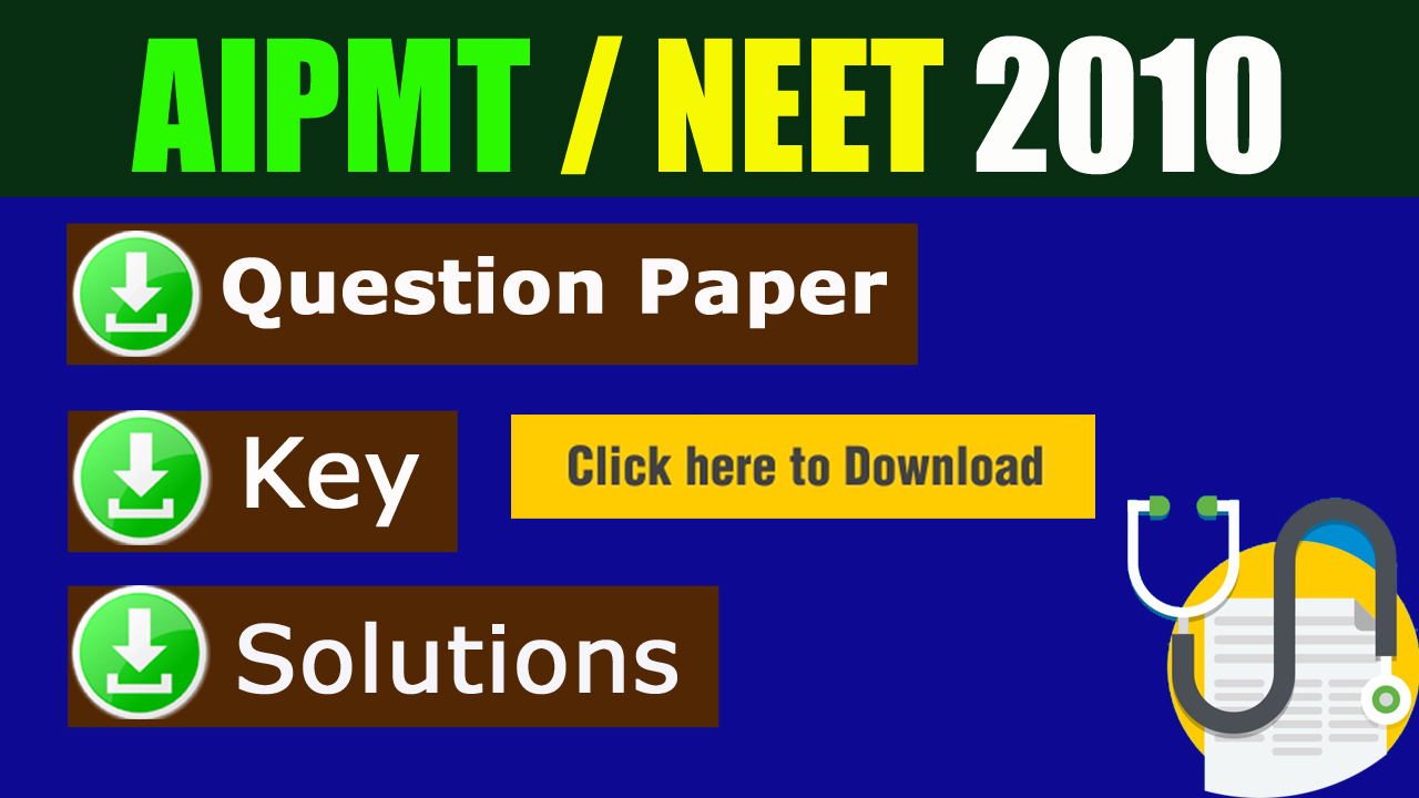 Aipmt 2009 Question Paper With Solution Pdf