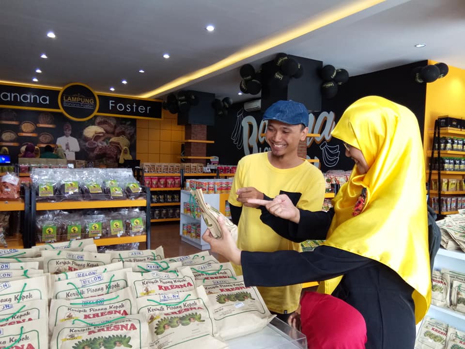 Lampung Banana Foster Bikin Pusat Oleholeh Lampung Naqiyyah Syam