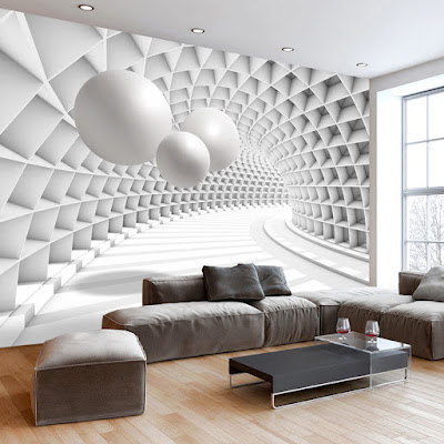 Modern 3d wallpaper murals for living room 2019