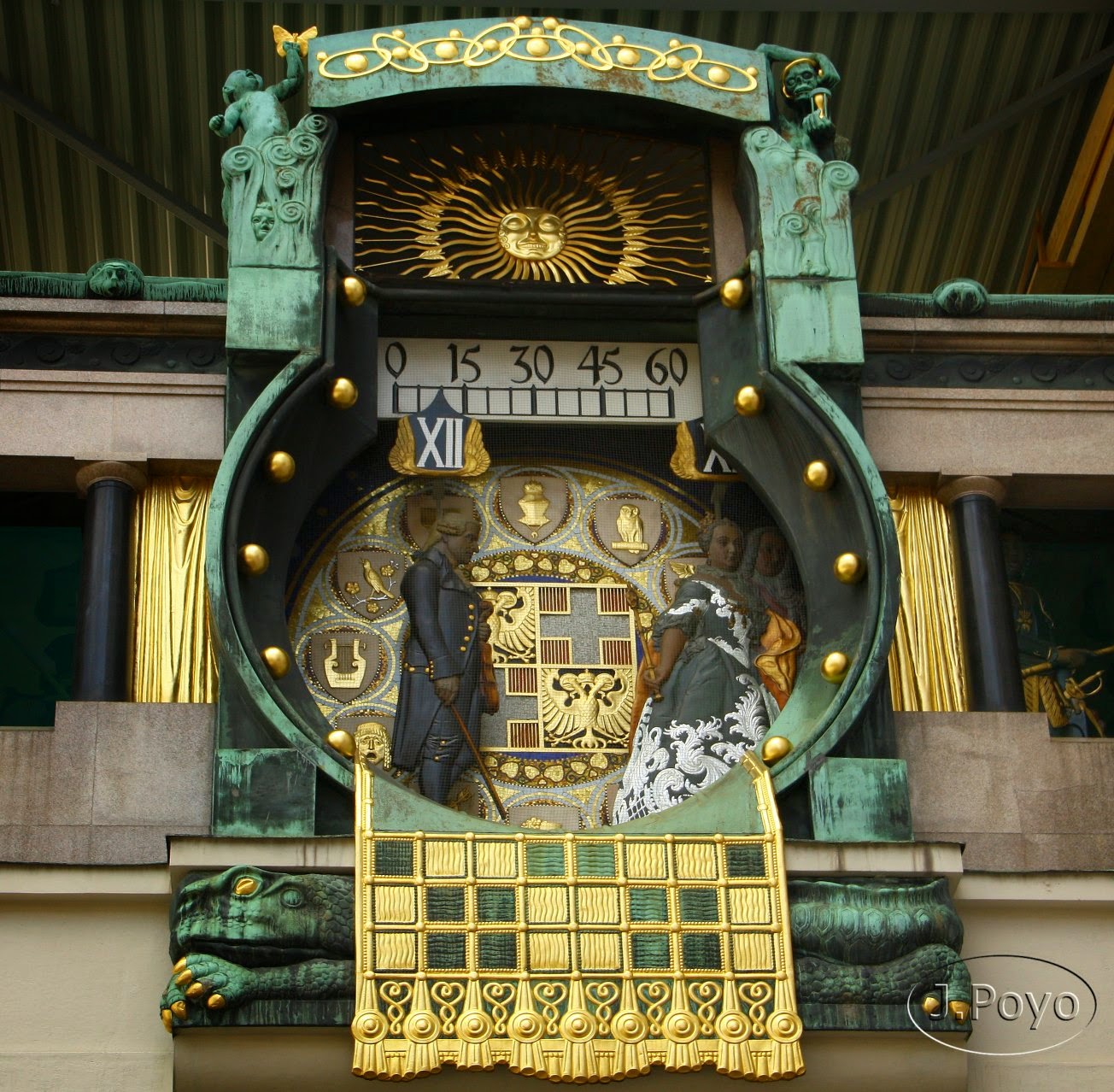 Reloj de la Hoher Markt de Viena