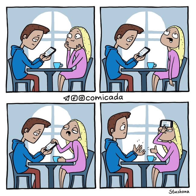 18 Marvelous Comics Many Women Will Relate To - How to attract your boyfriend’s attention