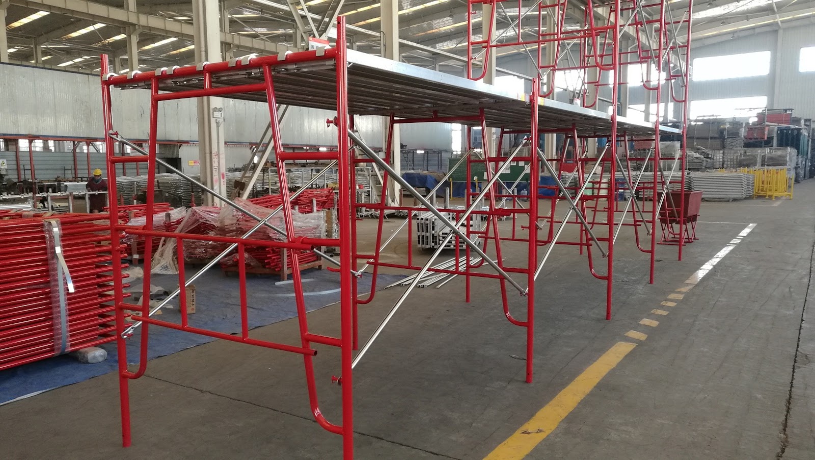 walk Through frame scaffolding to USA
