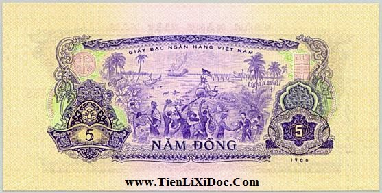 5 Đồng Việt Nam Dân Chủ 1966