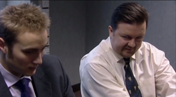 Image result for david brent practical jokes for the good