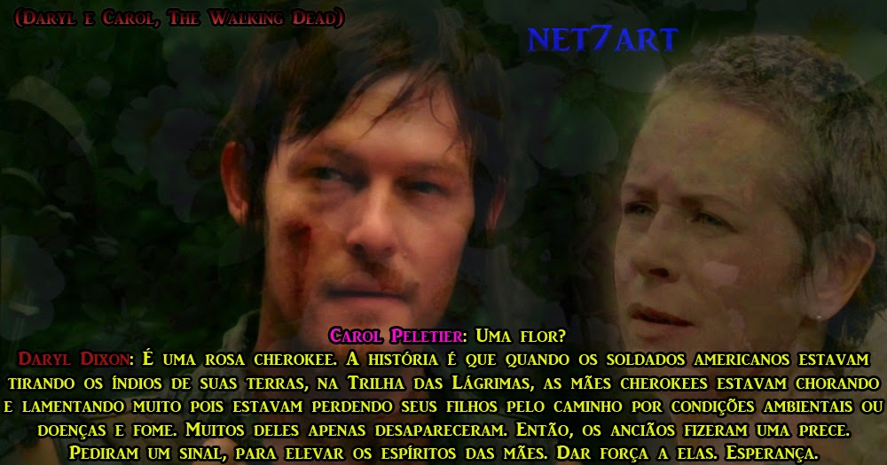 Frases da série: The Walking Dead, Daryl e Carol. - Net7Art