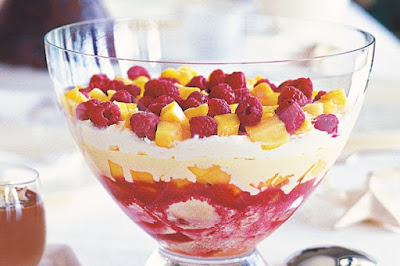 Mango, raspberry and passionfruit trifle desserts recipes Mango, raspberry and passionfruit trifle desserts recipes