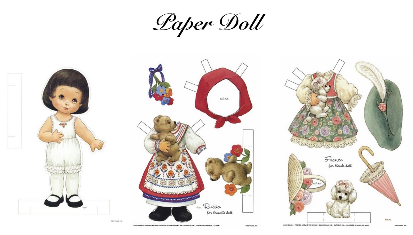 Muñecas recortables, paper dolls