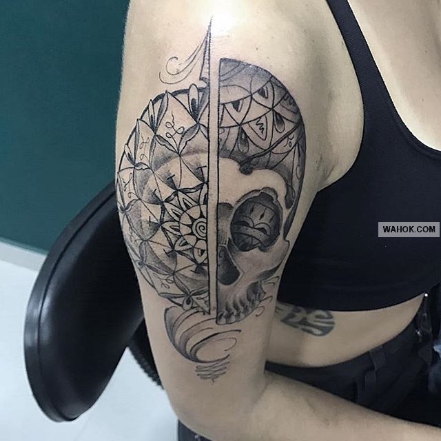 Gambar Tato 3D Keren Tengkorak Terbaru Koleksi Foto Google, Tumblr, Pinterest,instagram