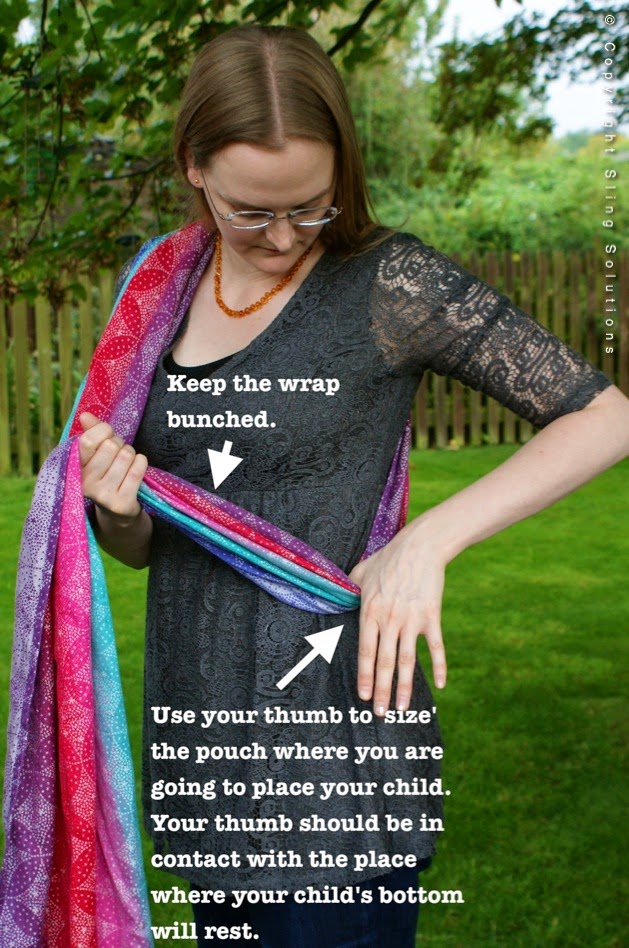 Sling Solutions Babywearing Consultancy Tutorial Slip Knot Hip Carry