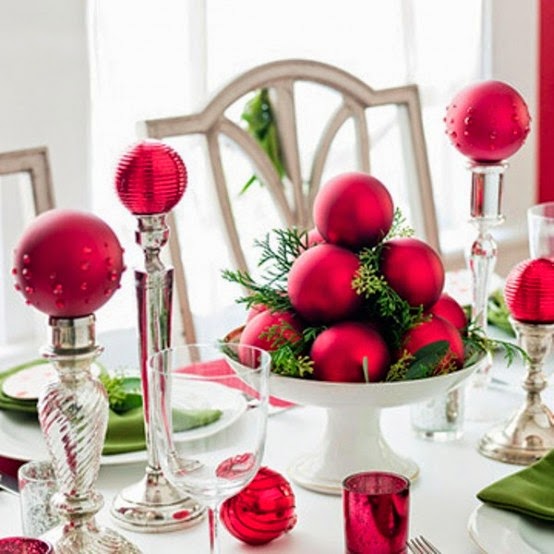 Ideas para decorar la mesa en Navidad Colores en Casa