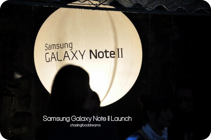 CHASING FOOD DREAMS: Samsung GALAXY Note II Launch: An Embodiment of ...