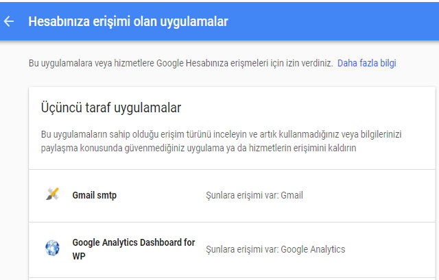 Google verilerinize erişen tüm uygulamaları ve uzantıları öğrenin