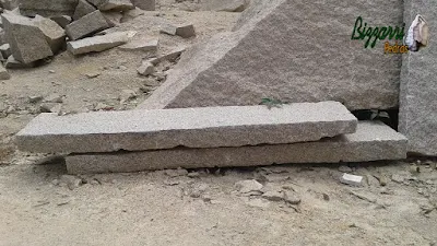 Pedra folheta para escada de pedra em tamanho personalizado.