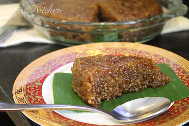 Kuih Wajik aka Nasi Manis Durian Buat Tetamu Istimewa Nur Qaseh