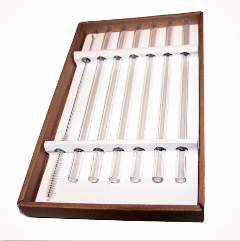 Reviewed By Jamie New Glass Straws Premium Handmade 6 Pack Stylish