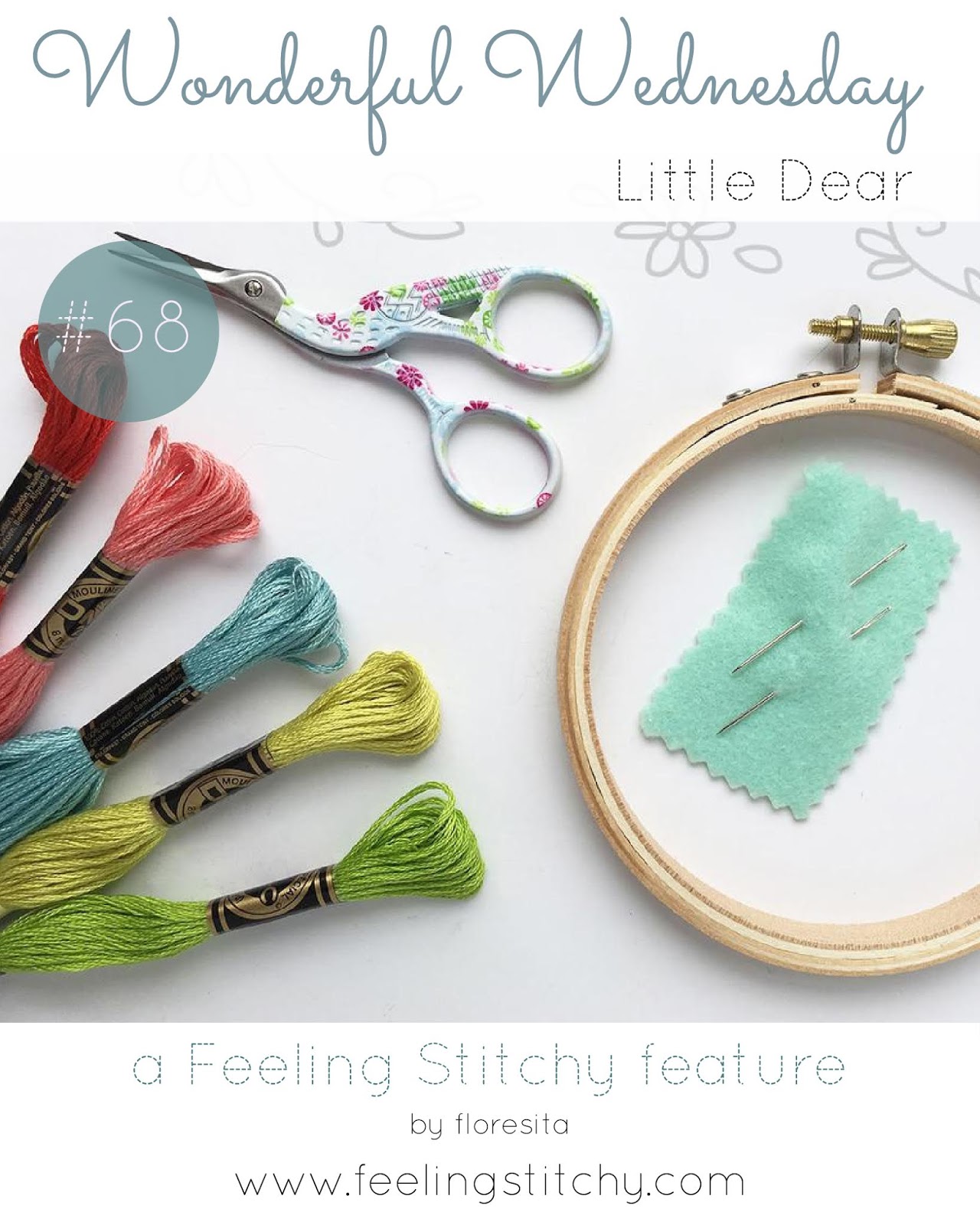 Wonderful Wednesday 68 Little Dear Aimee Ray Sewing Kits as featured by floresita on Feeling Stitchy