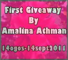 " First Giveaway by Amalina Athman"(14sep)