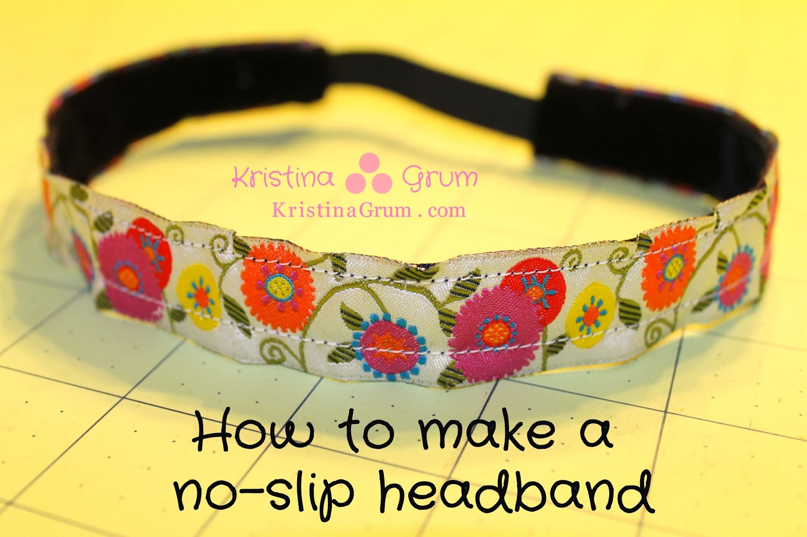 Tutorial: How to make a no-slip headband - Thriving Parents