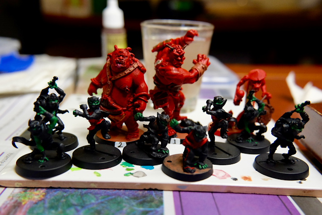 The Ninjas are not as far along as I focus on the priority figures for Quake Ninja Goblins in progress