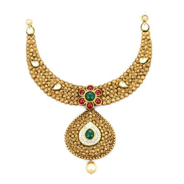 Gold Neckalce by VelvetCase.com- Rs. 3,18,289 Gold Neckalce by VelvetCase.com- Rs. 3,18,289