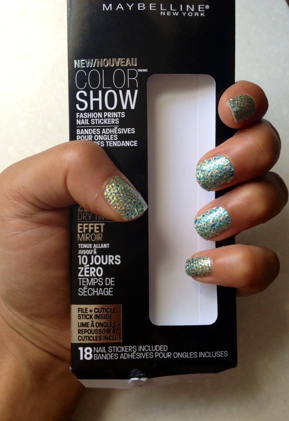 Tried & Tested #2 -Maybelline Fashion Prints Nail Stickers ...