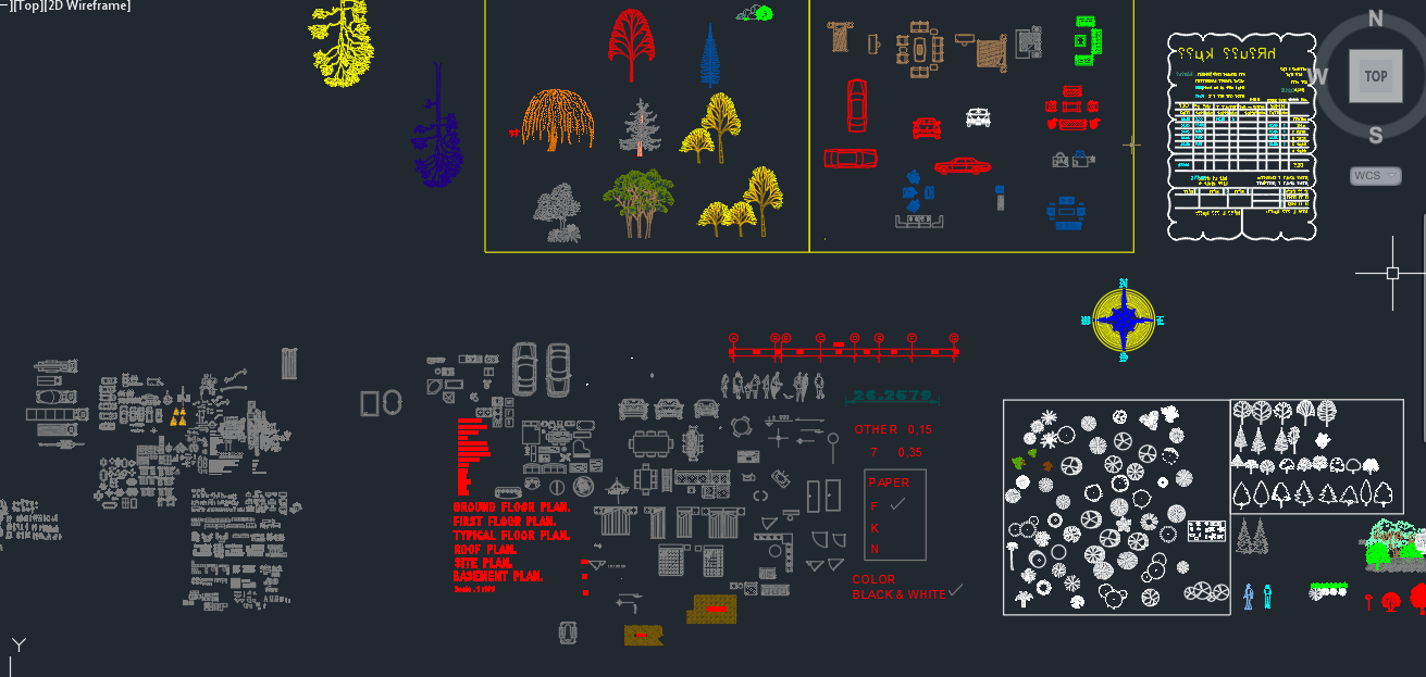 Autocad Hazır Çizimler, Teftiş DWG
