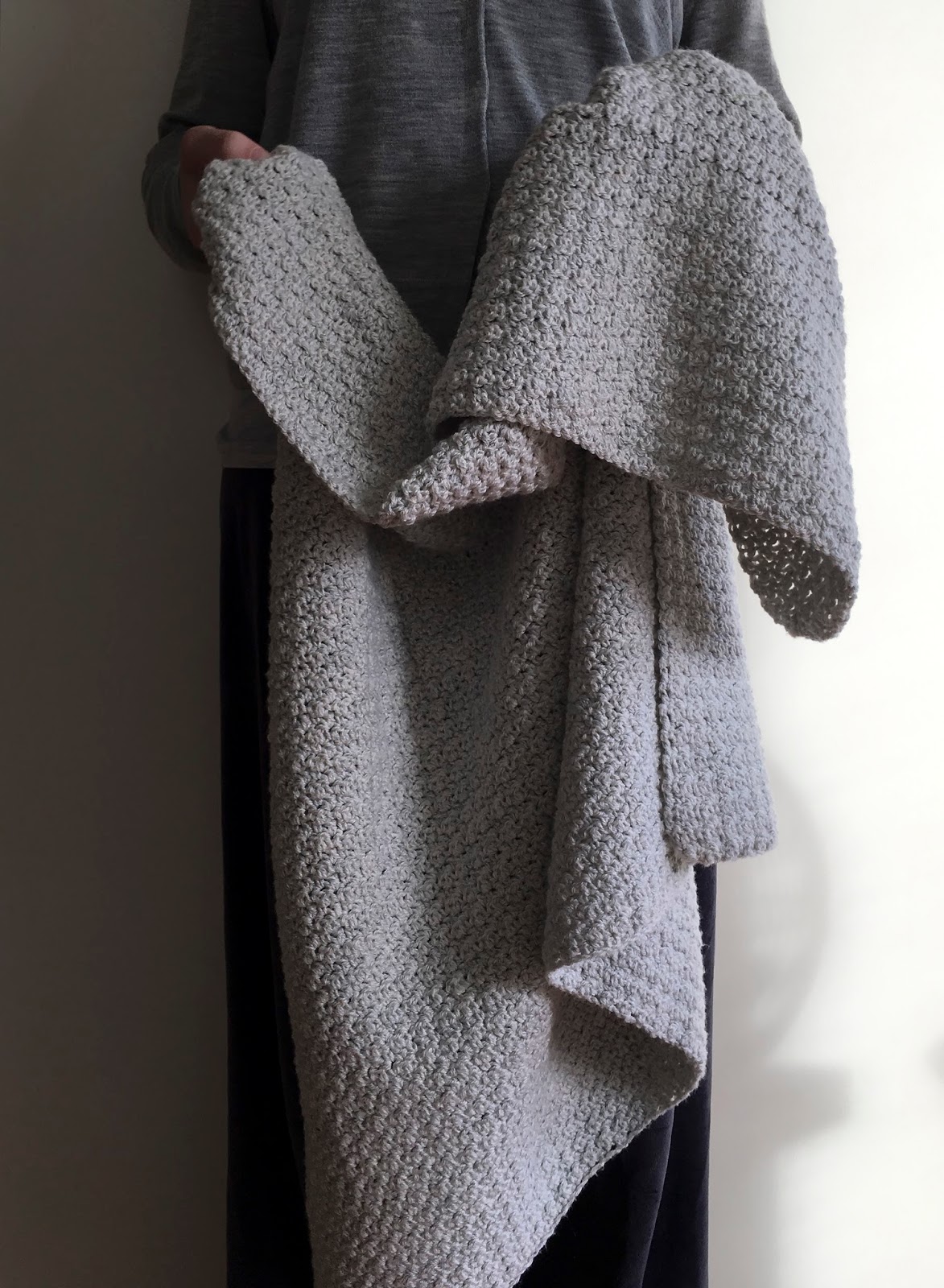 loved handmade this knee rug..made with love