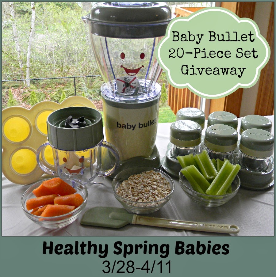 I entered the Healthy Spring Babies Baby Bullet #Giveaway & You should too! - ends 4/11
