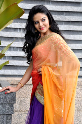 SriMukhi in Saree Photos