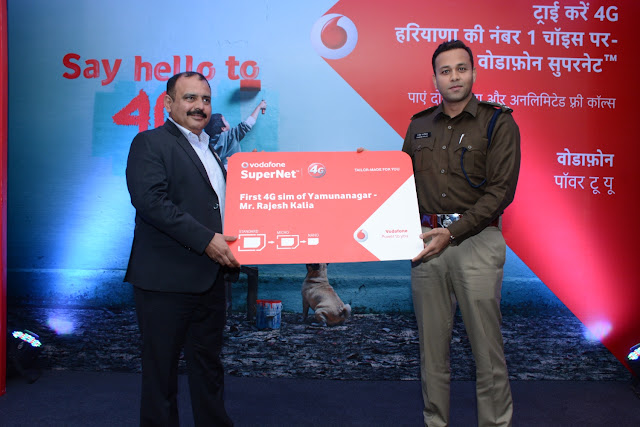 Vodafone Supernettm 4G launched in Yamunanangar
