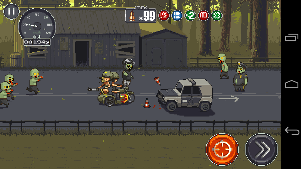Игра где на мотоцикле зомби