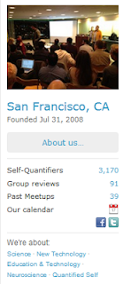 Quantified Self San Francisco Meetup