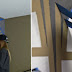She Tapes A Strange Pattern On Her Wall Then Paints Over It. When She Removes The Tape? WOW!