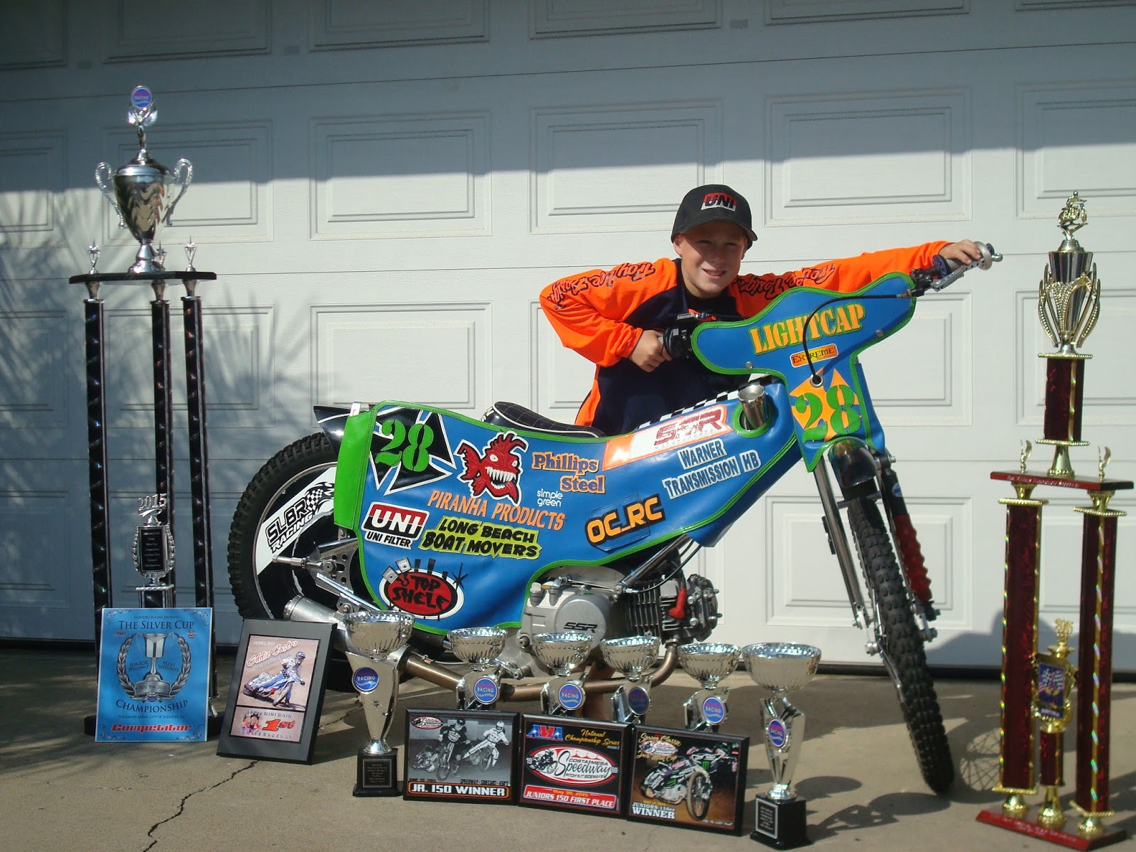 MOTOMO Slater Lightcap...Speedway Racer, SL8R Racing