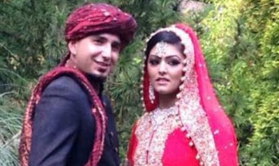 Samia Shahid with her second husband Mukhtar Syed Kazam Samia Shahid with her second husband Mukhtar Syed Kazam