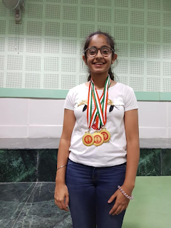 Hat Trick by Ridhima Khindria with 3 Golds Hat Trick by Ridhima Khindria with 3 Golds