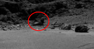 Here's what look's like a real landed Alien Spaceship on a Comet.