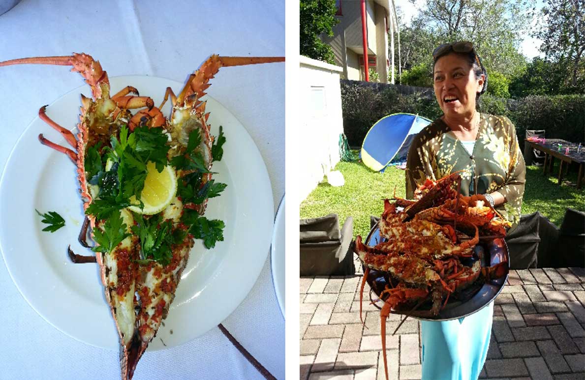 Belinda Black Catering North coast seafood birthday lunch.