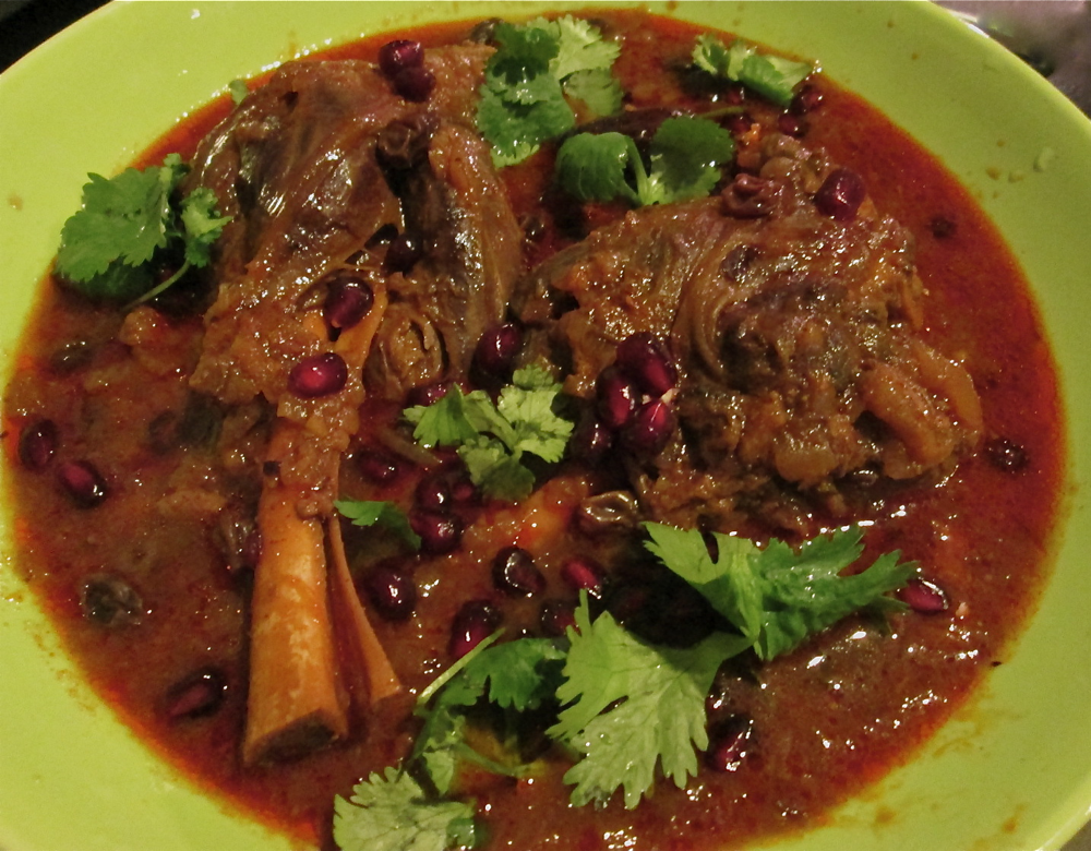 Popo's River some like it hot, lamb shank tagine