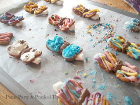 How to make butterfly pretzels 