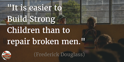 Quotes About Strength And Motivational Words For Hard Times: “It is easier to build strong children than to repair broken men.” - Frederick Douglass