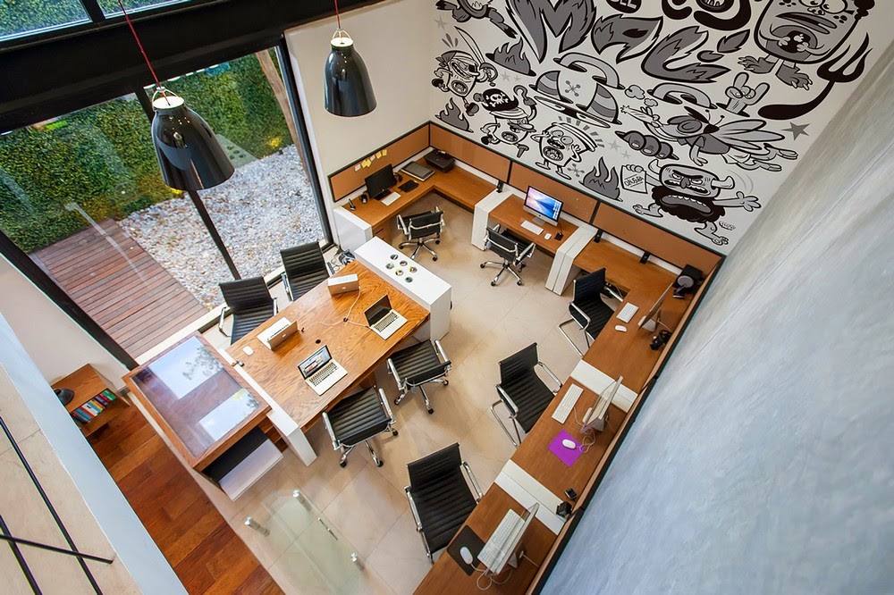 Desain Interior dan Tata Letak Kantor yang Modern, Seimbang Antara